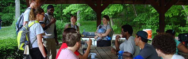 students at Bradford Woods